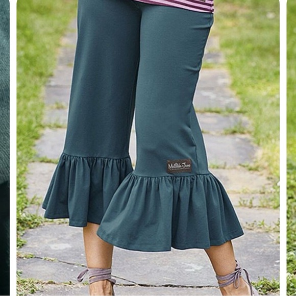 Matilda Jane Pants - MATILDA JANE Big Ruffled Cotton Pants